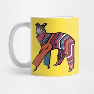 Greyhound sweater Mug